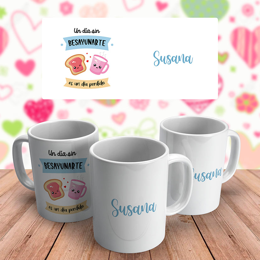Taza "Amor con Humor" - Frases Divertidas - Diseño 2