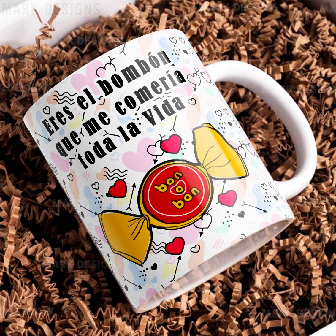 Taza "Amor Infinito" - Diseños Tiernos - Diseño 2