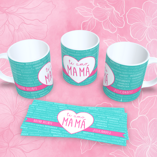 Taza Te Amo Mamá – Regalo especial y tierno para el Día de la Madre