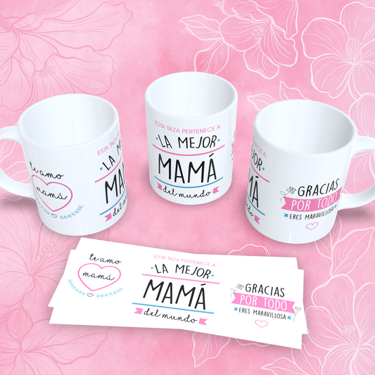 Taza La Mejor Mamá del Mundo – Regalo con mensaje tierno para el Día de la Madre