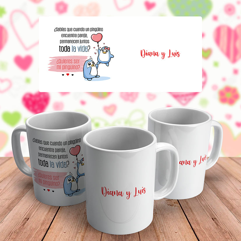 Taza "Amor con Humor" - Frases Divertidas - Diseño 6