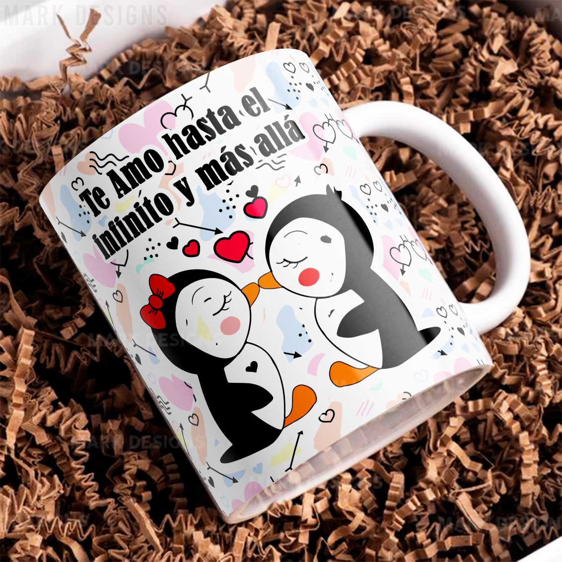 Taza "Amor Infinito" - Diseños Tiernos - Diseño 7