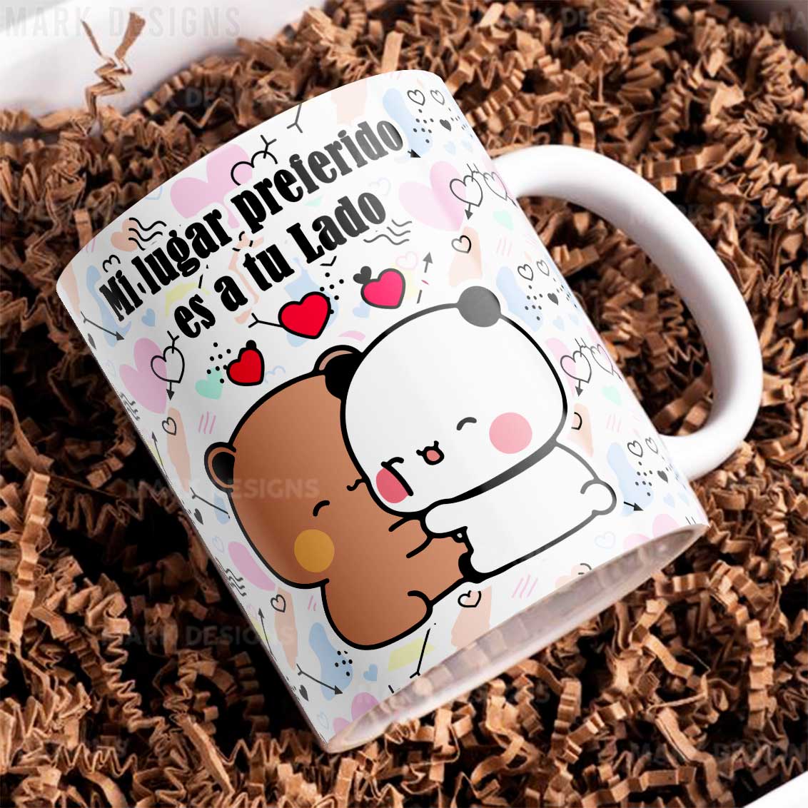 Taza "Amor Infinito" - Diseños Tiernos - Diseño 8