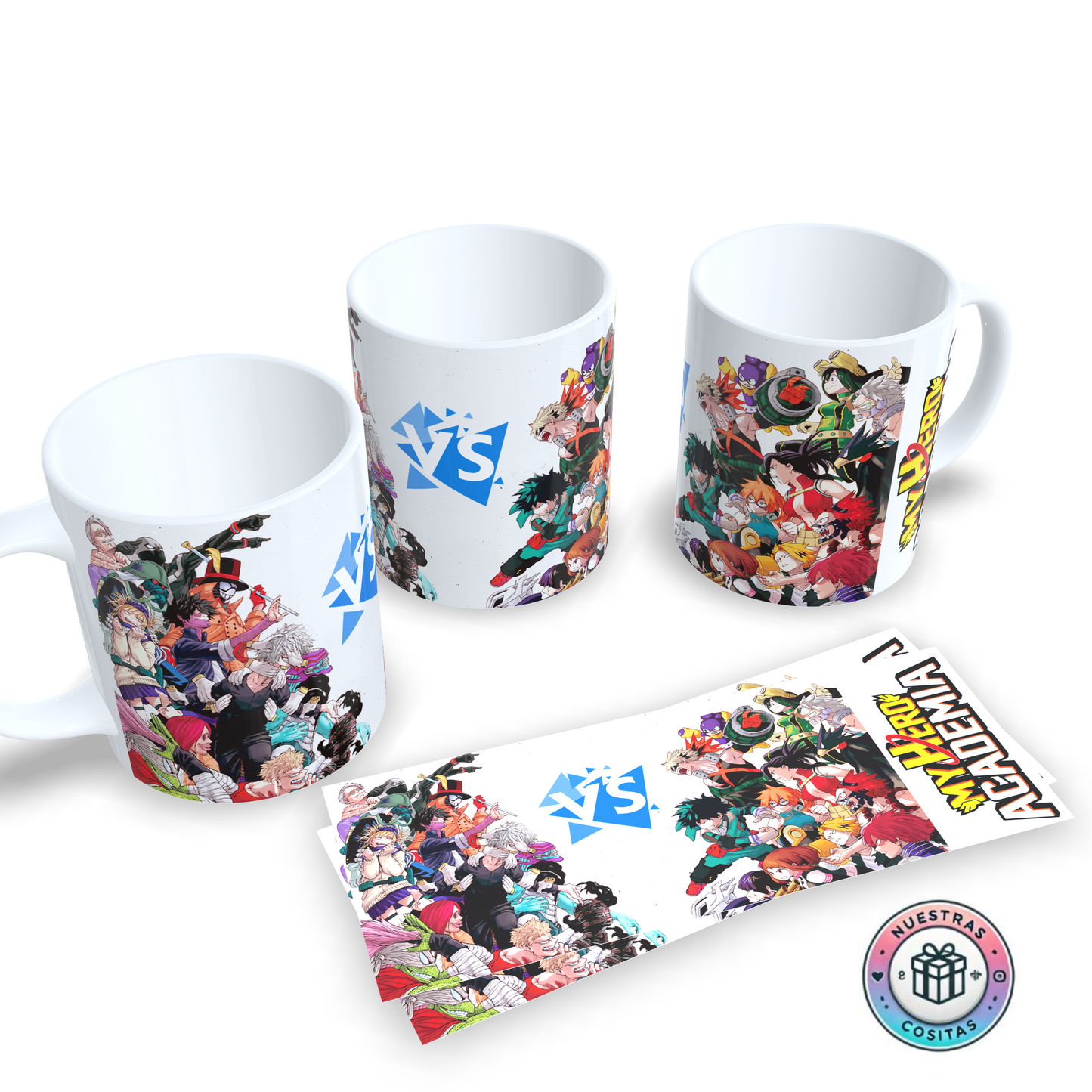 Taza My Hero Academia – Héroes vs Villanos
