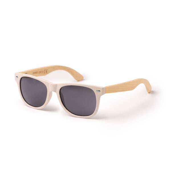 Gafas de sol de fibra de trigo y bambú