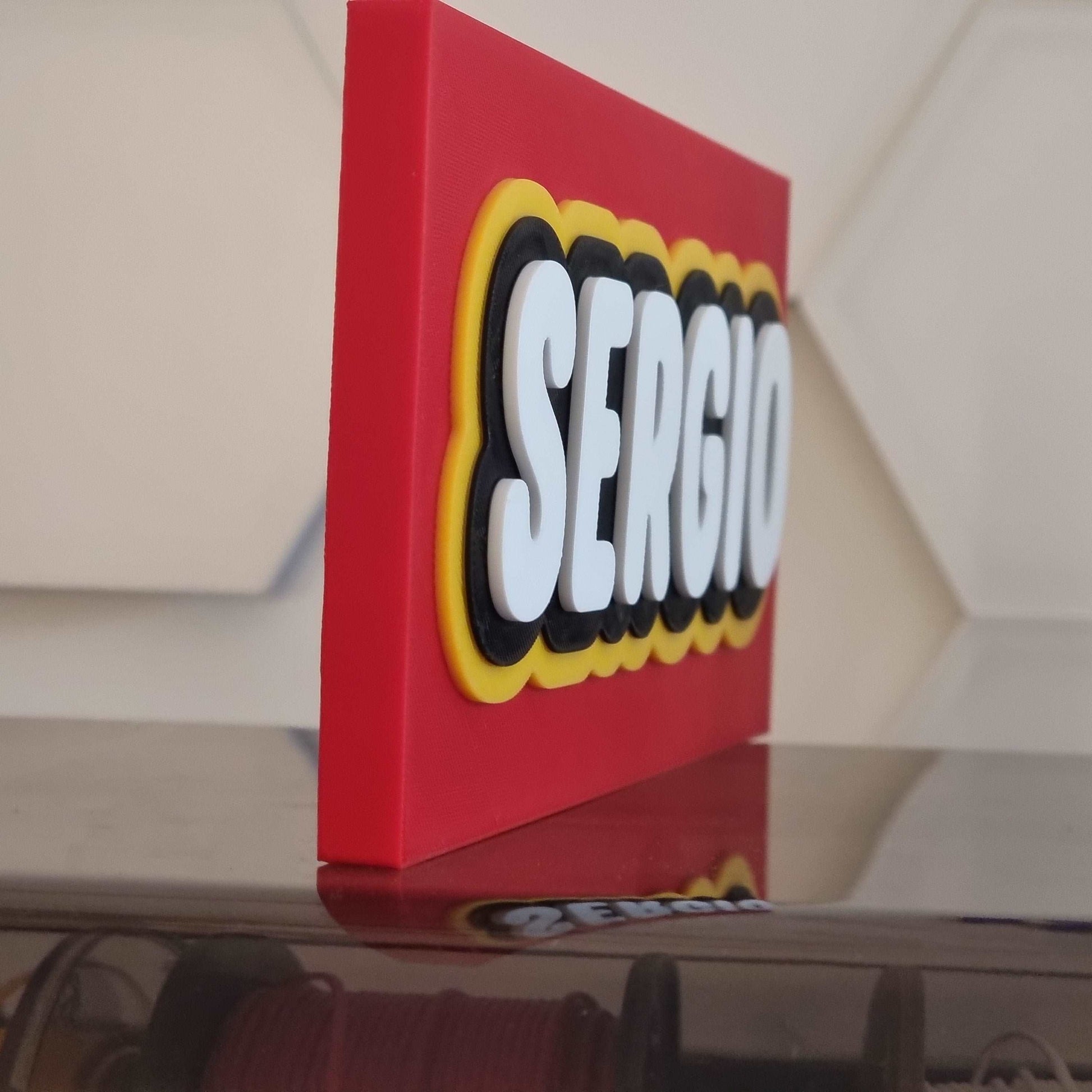 Nombre personalizado estilo Lego