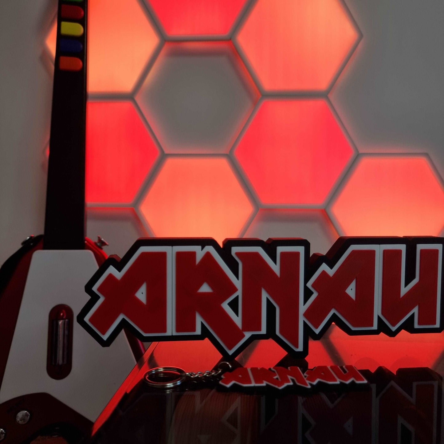 Letrero personalizado estilo Iron Maiden