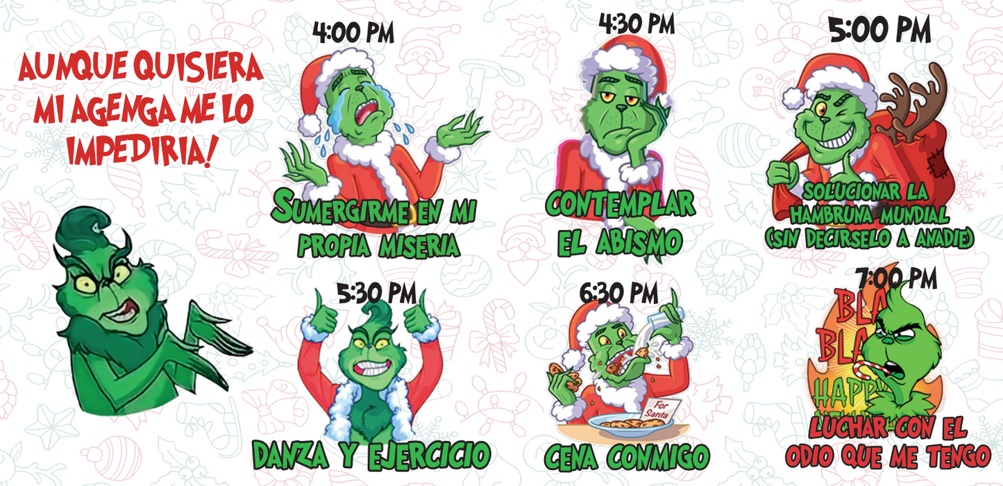 Taza Grinch Divertida Navidad - Regalo Original Anti Navidad - Diseño 1