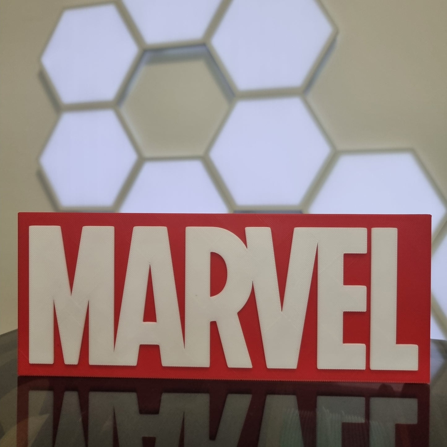 Letrero 3D de Marvel - ¡Para los verdaderos fans del universo de superhéroes!