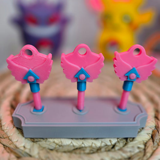 Llaves del escondite – Juego del Calamar Temporada 3 | Triángulo, Cuadrado, Círculo o Pack Completo con Soporte