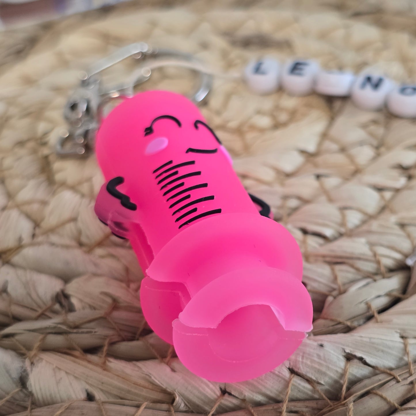 Rompe ampollas jeringa de goma – Personalizable con nombre