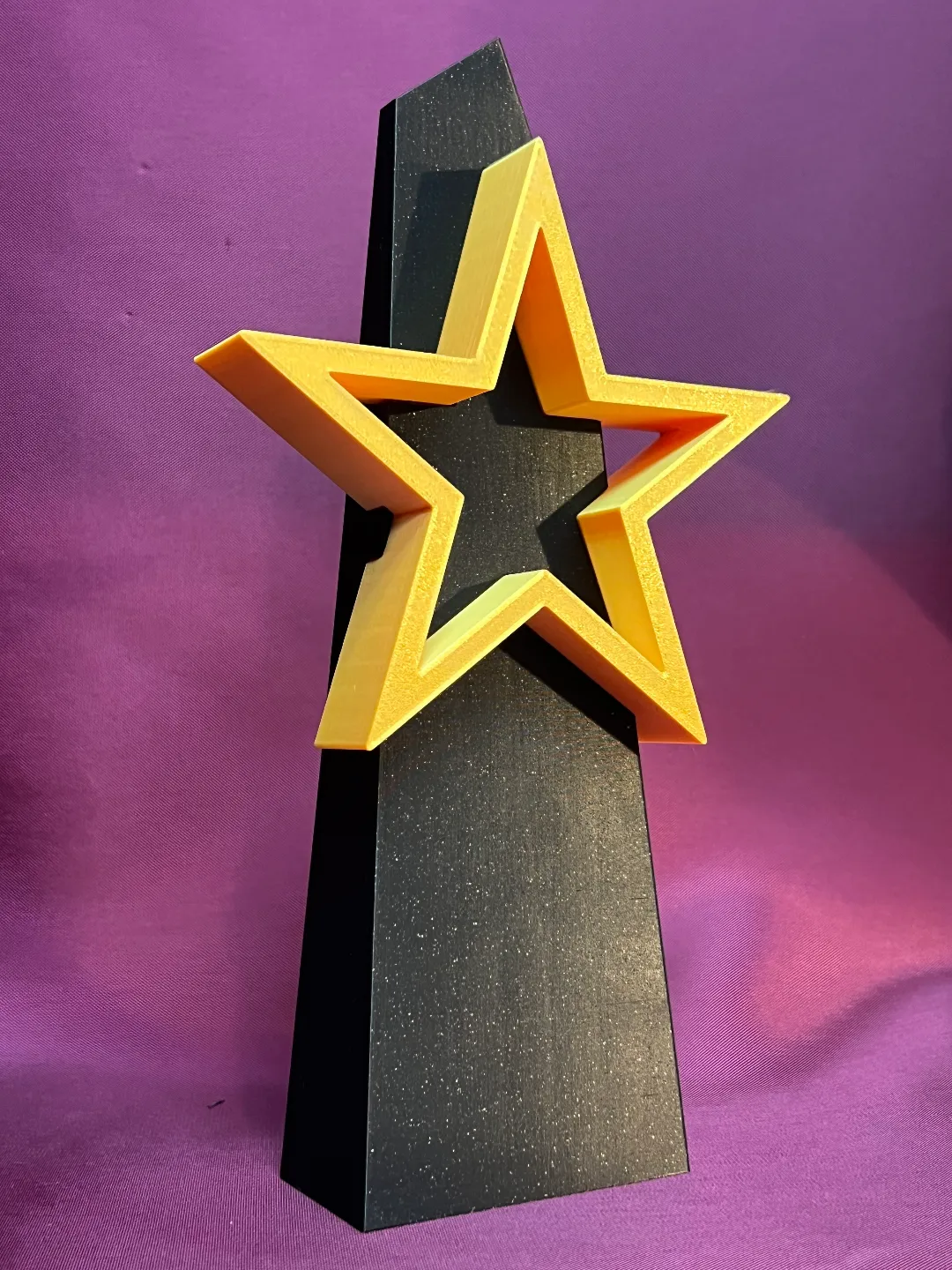 Trofeo estrella monolito