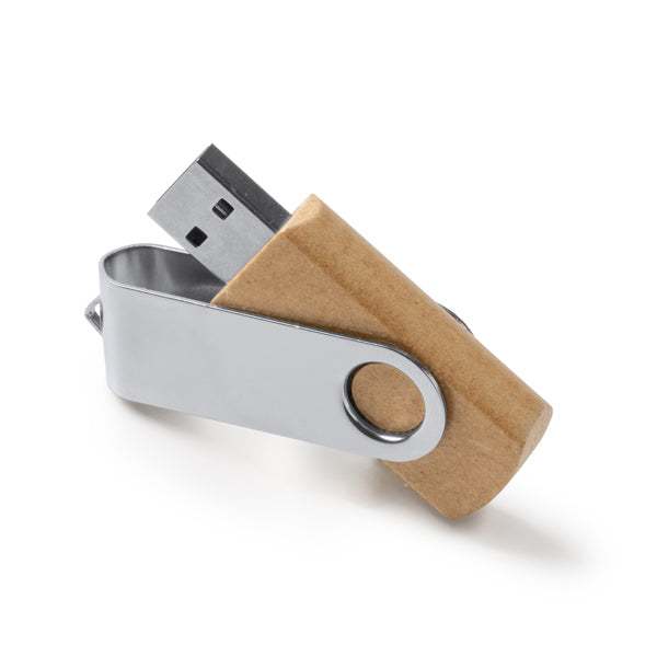 Memoria USB 16 GB de cartón reciclado
