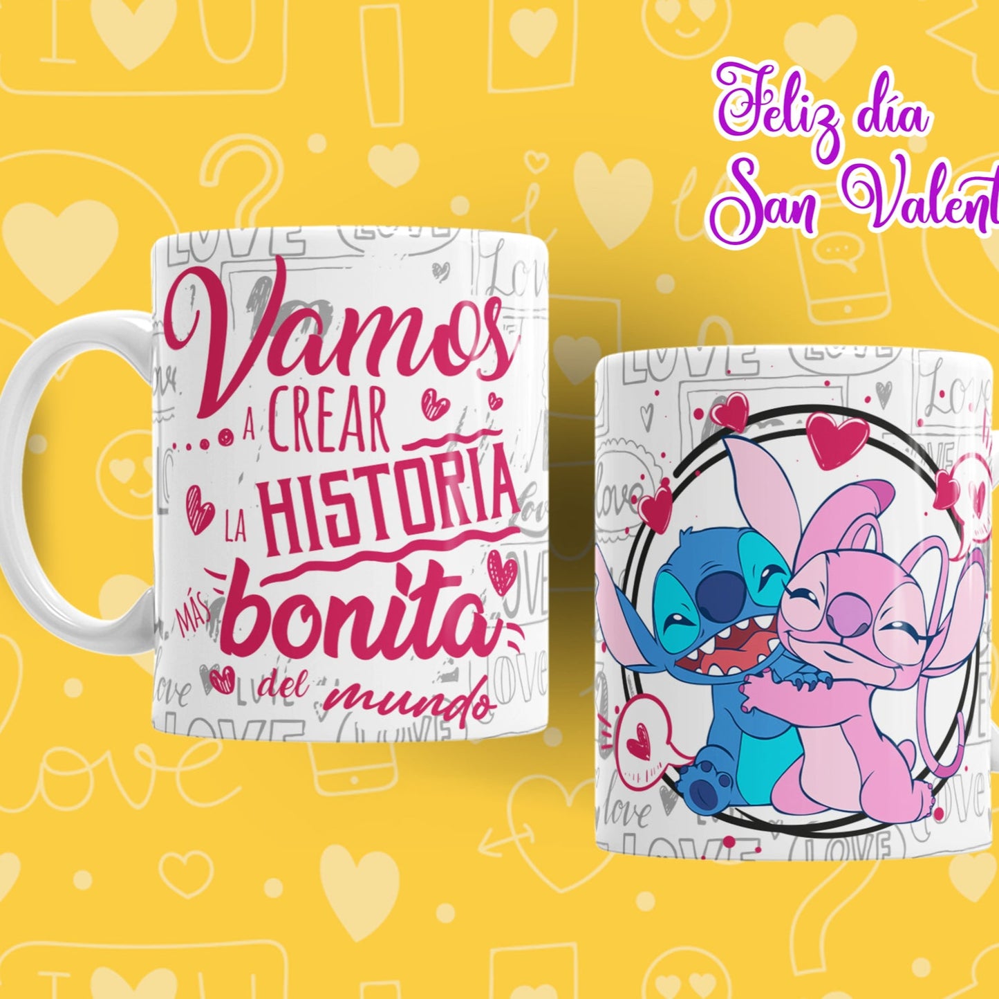 Taza Stitch y Angel – “Vamos a crear la historia más bonita”