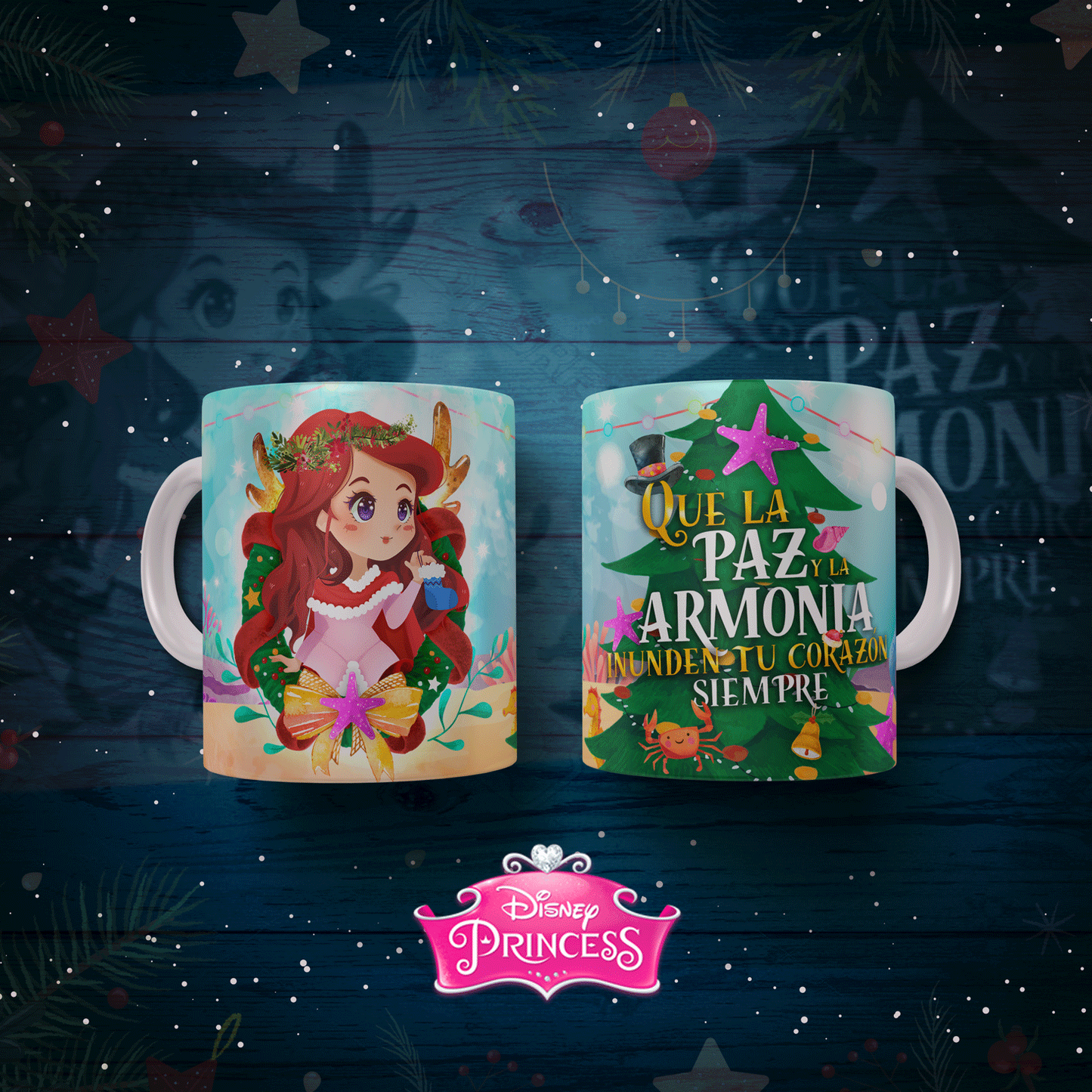 Taza Ariel - Que la paz y la armonía inunden tu corazón