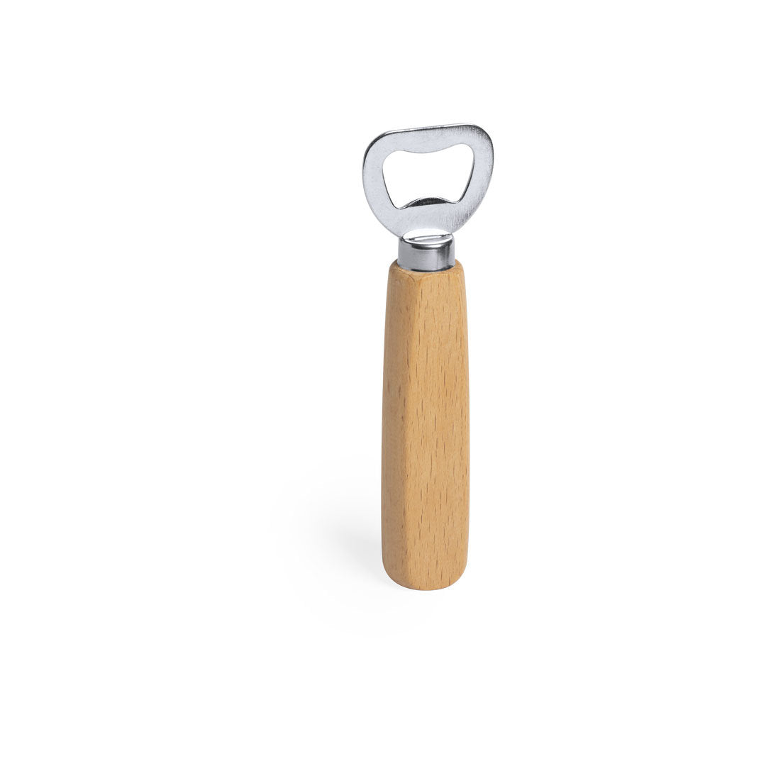 Abridor de madera de haya pulida