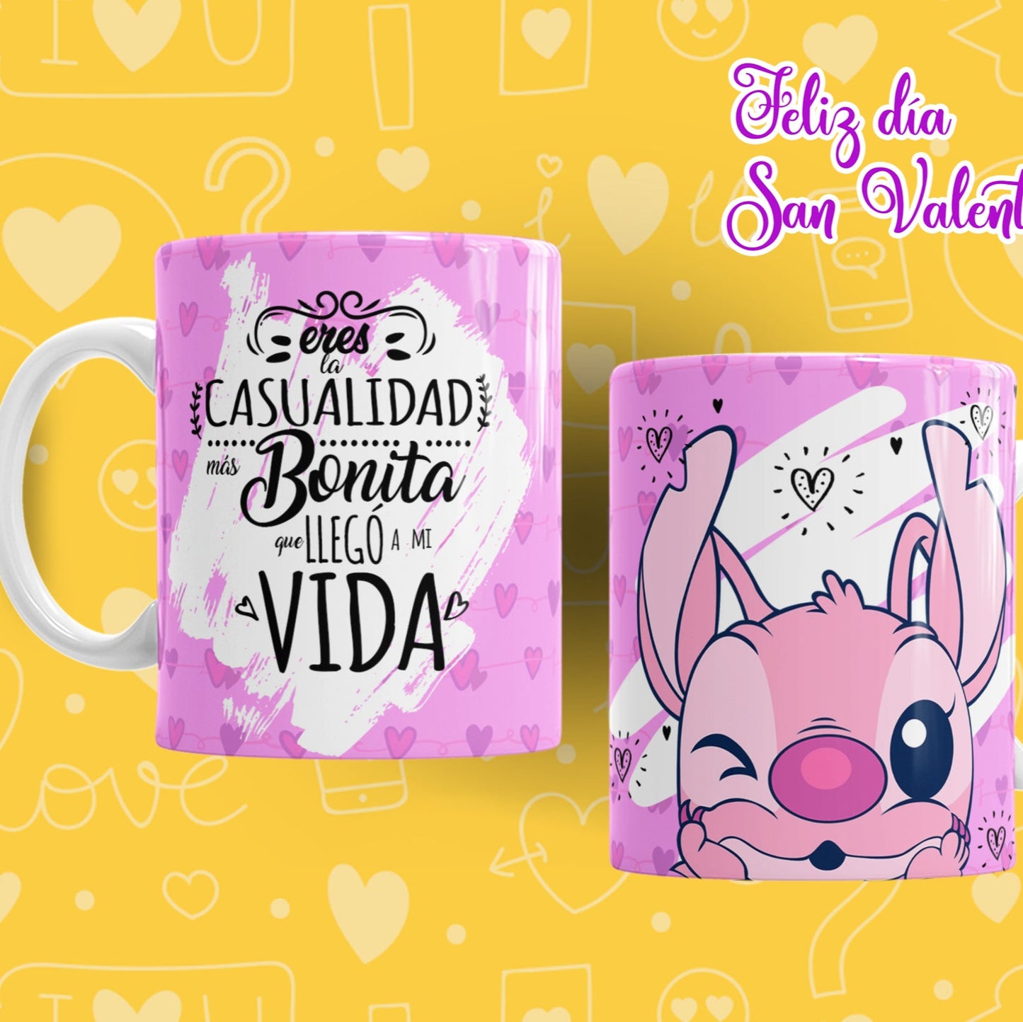 Taza Angel – “Eres la casualidad más bonita que llegó a mi vida”