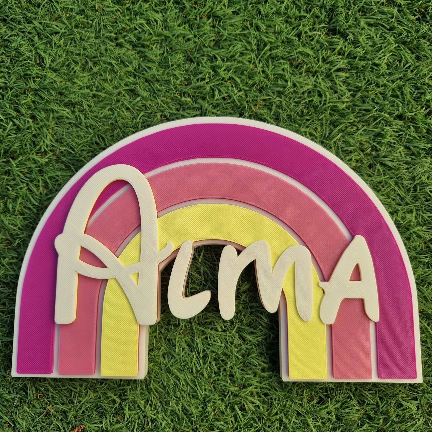 Arco iris personalizado con nombre