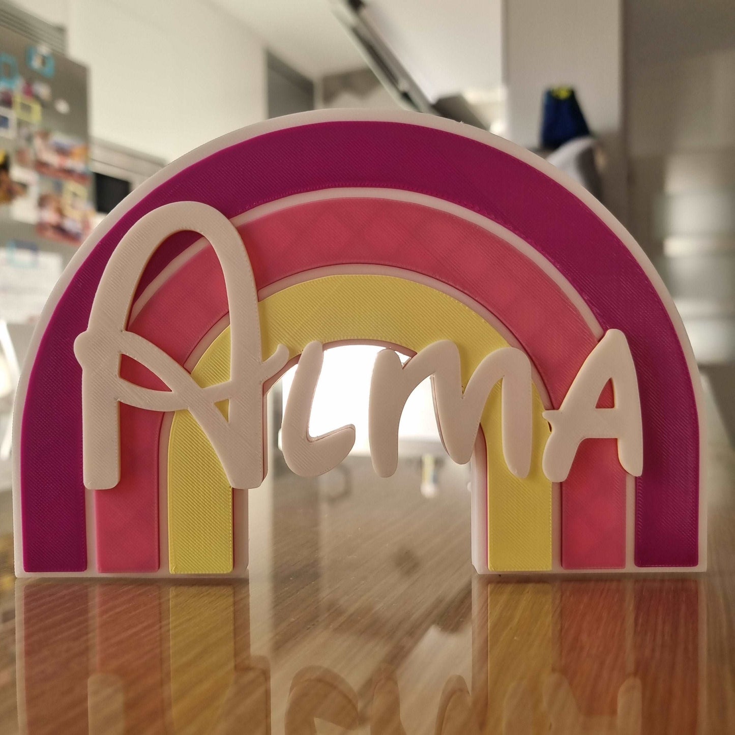 Arco iris personalizado con nombre