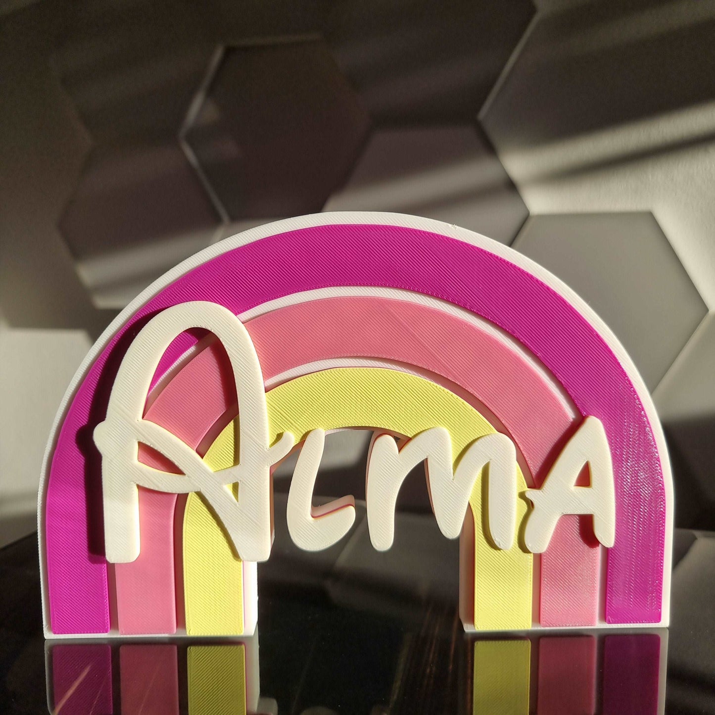 Arco iris personalizado con nombre