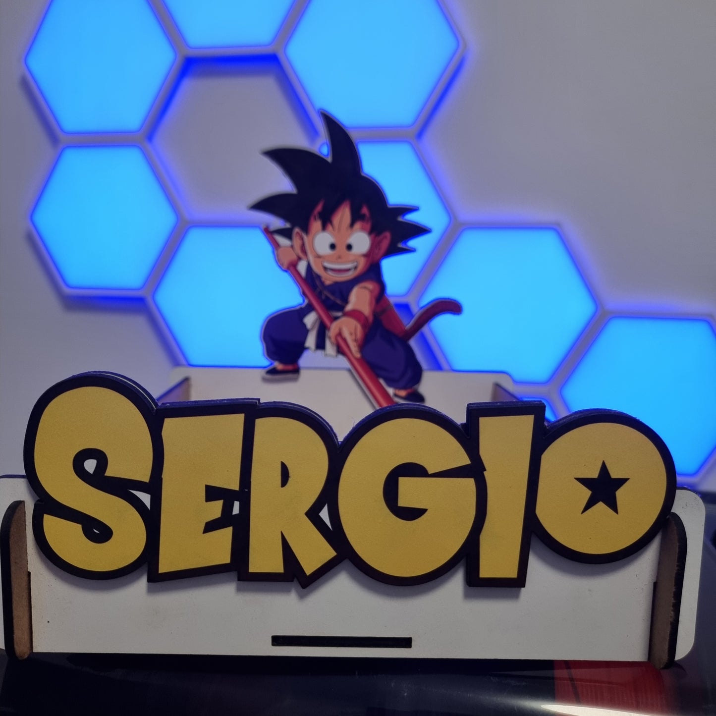 Caja-Expositor Personalizado Dragon Ball con Nombre – Goku Infantil