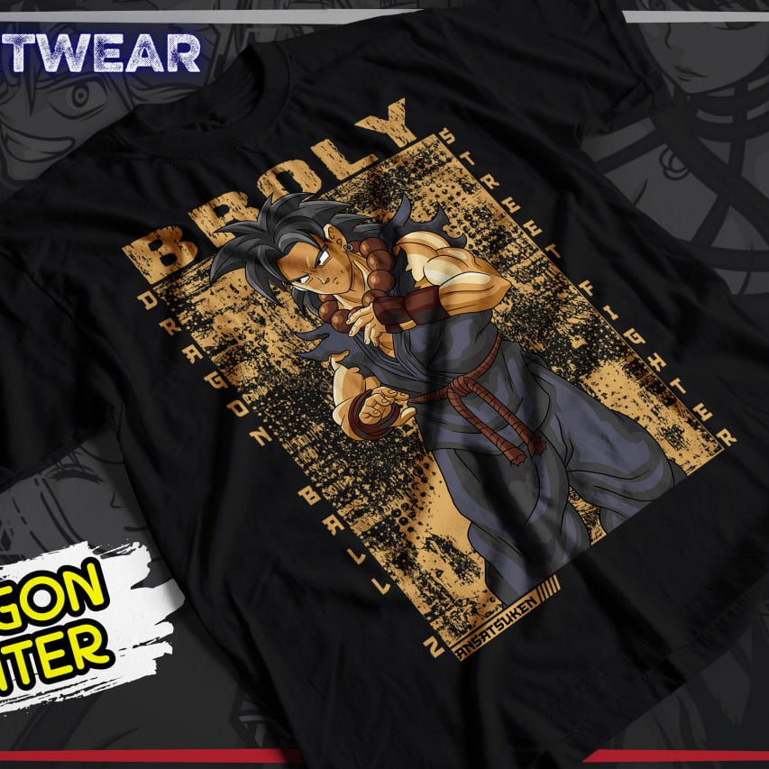 Broly-camiseta-Street-Fighter-Dragon-Ball