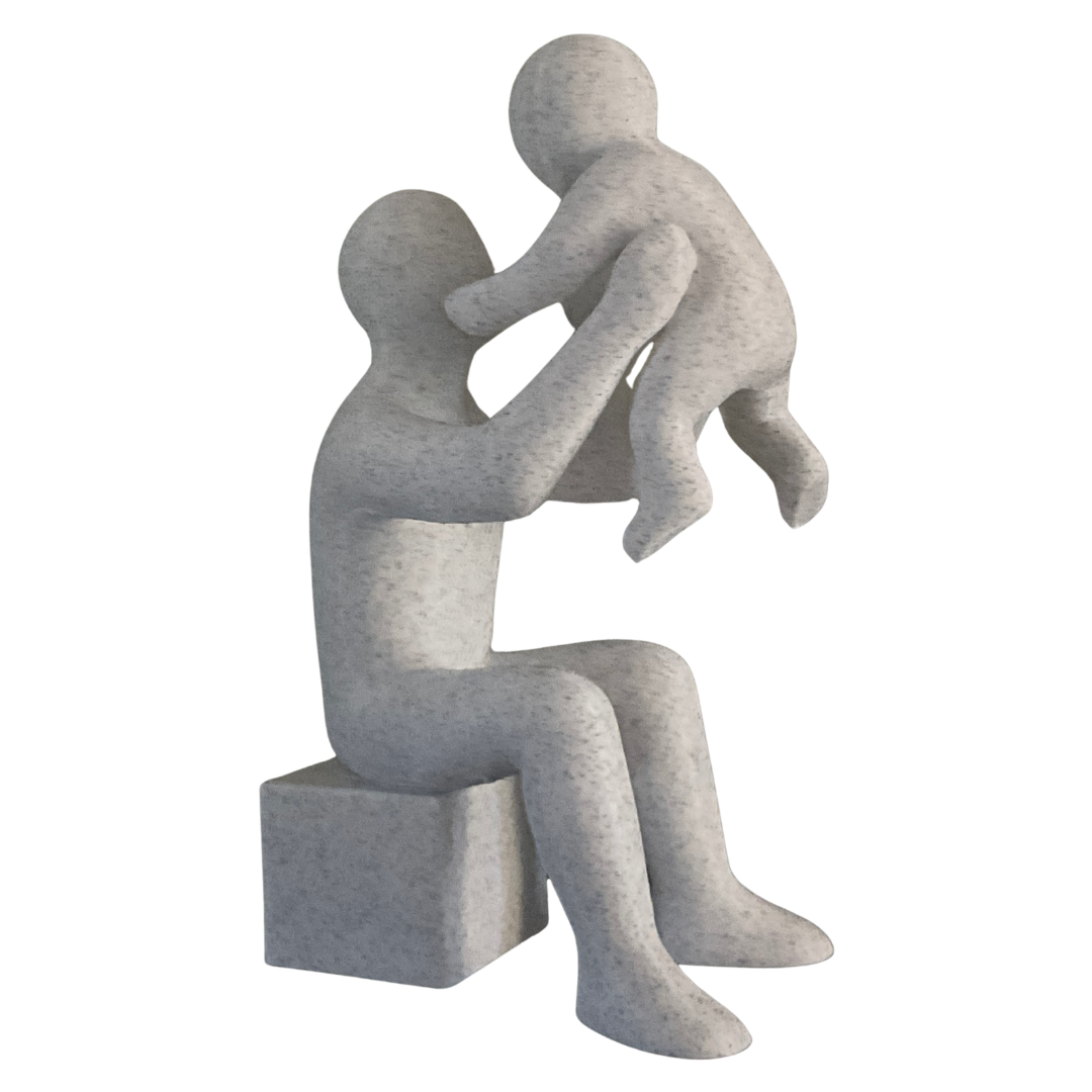 Escultura Decorativa "Primer Vínculo" - Día del padre