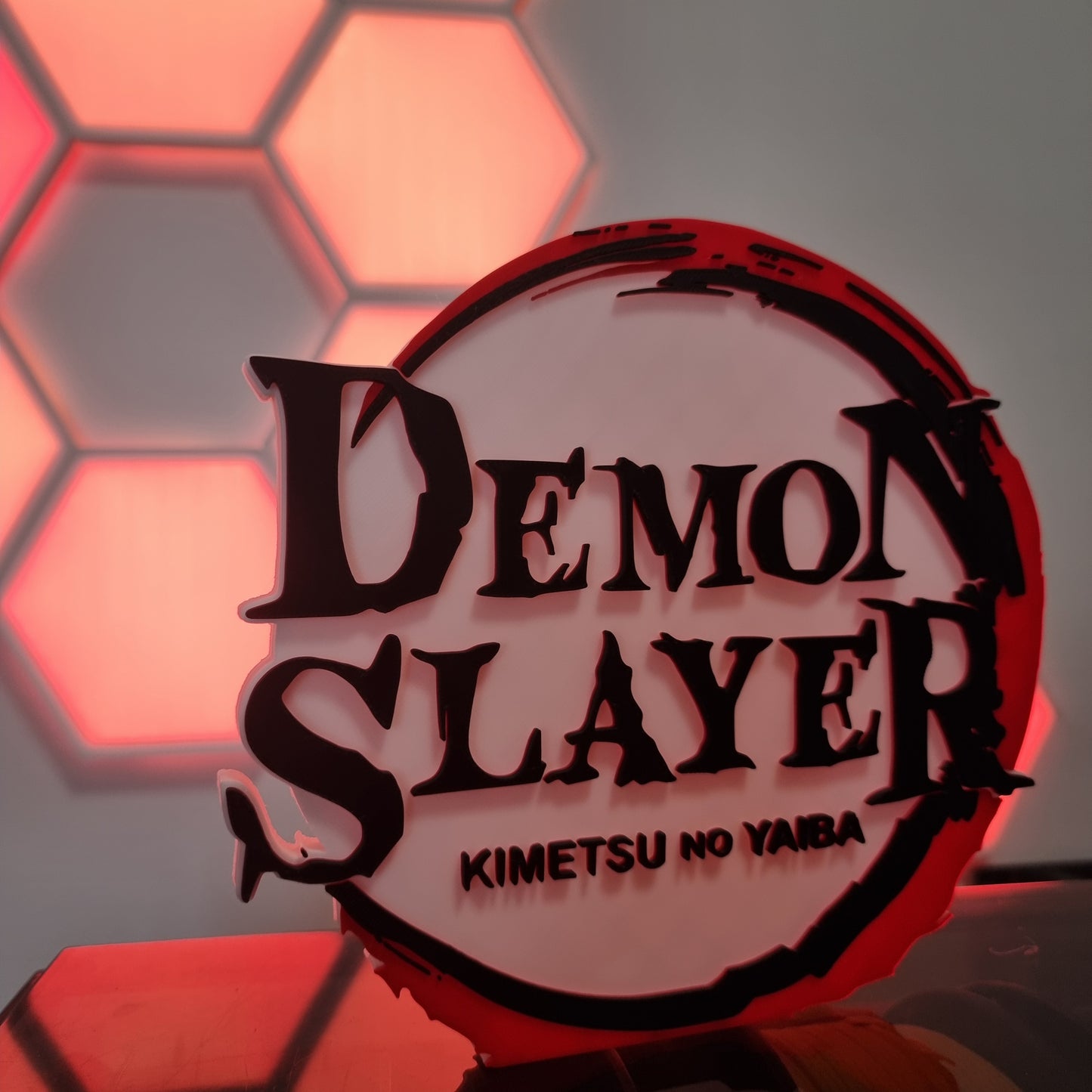 Letrero 3D "Demon Slayer" – Detalle Único para Fans