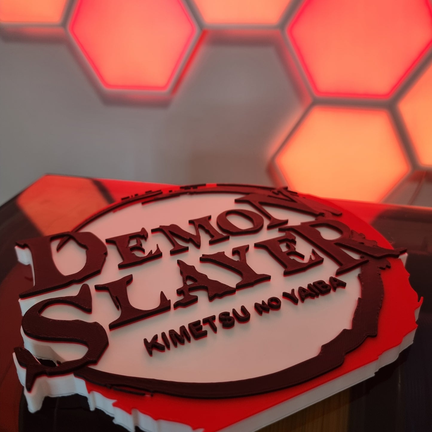 Letrero 3D "Demon Slayer" – Detalle Único para Fans