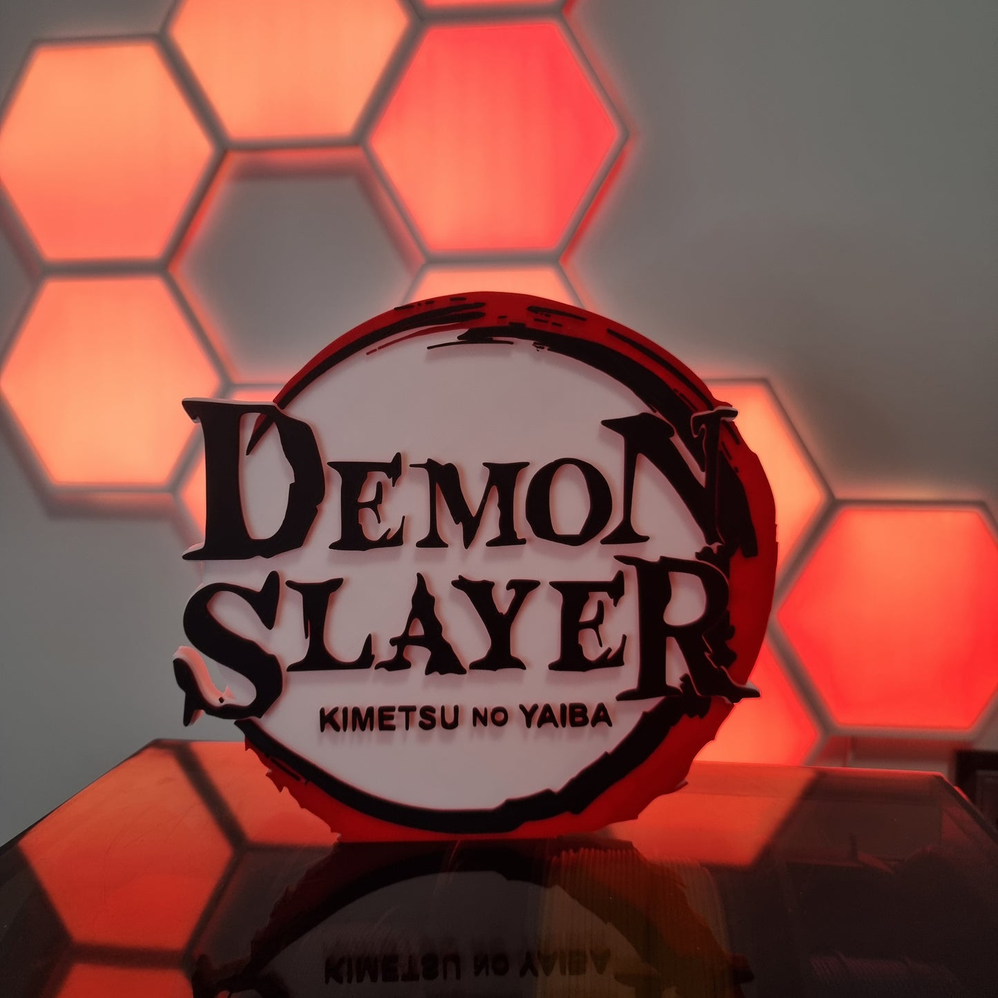 Letrero 3D "Demon Slayer" – Detalle Único para Fans