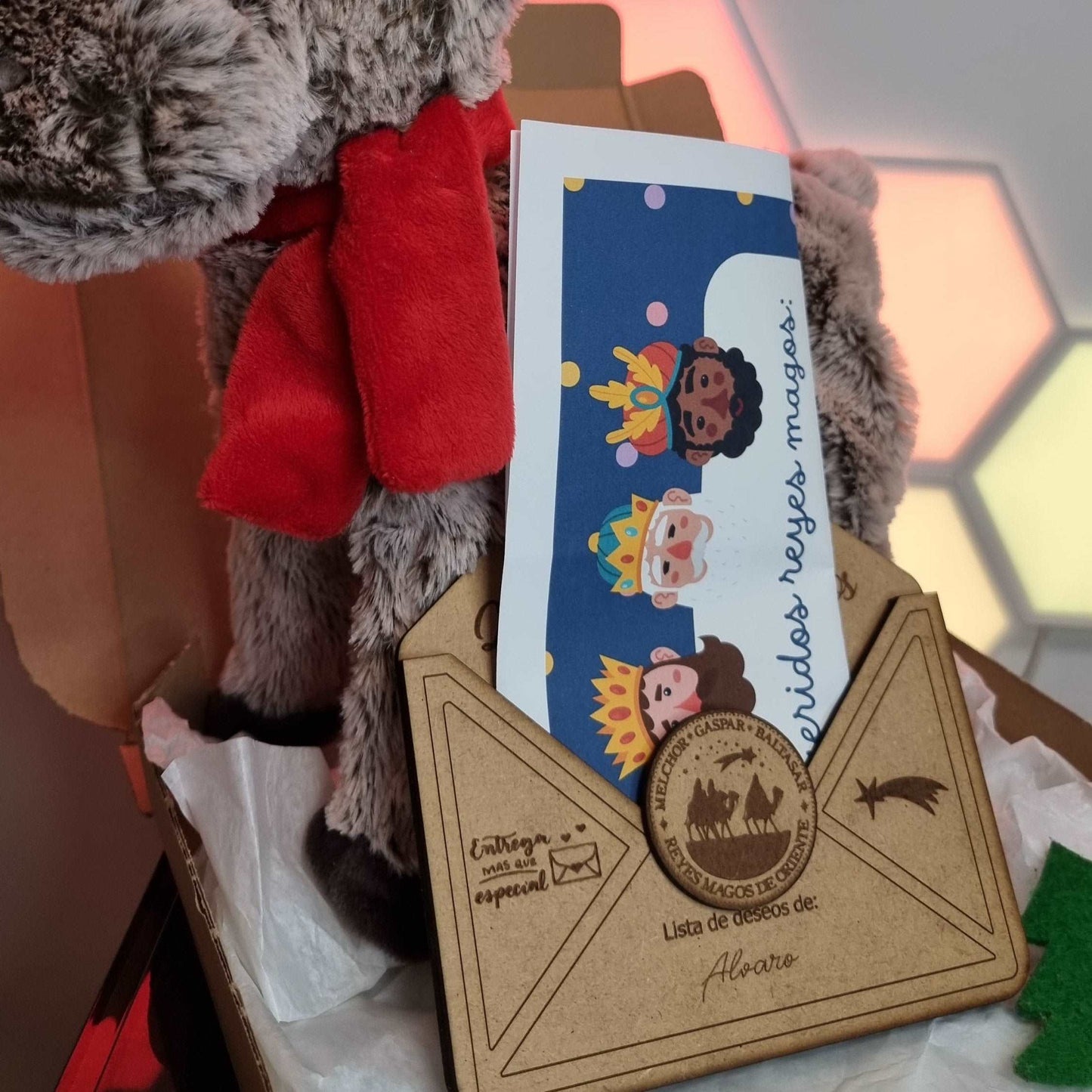 Carta para Reyes Magos personalizada y adorno para árbol