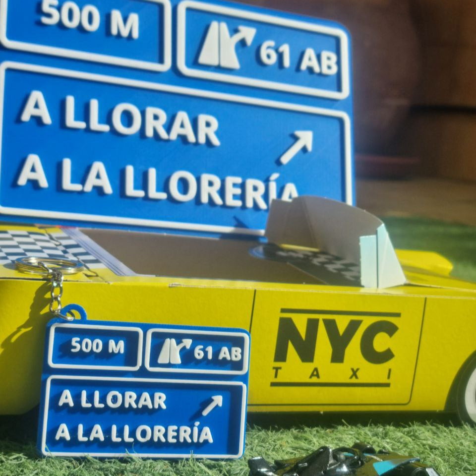 Cartel 3D "A llorar a la llorería"