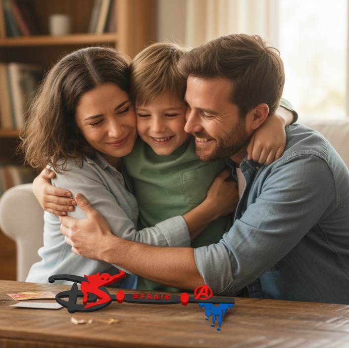 Llave Disney Spiderman personalizada – Sorpresa para viaje a Disneyland