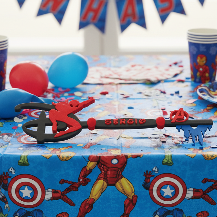 Llave Disney Spiderman personalizada – Sorpresa para viaje a Disneyland