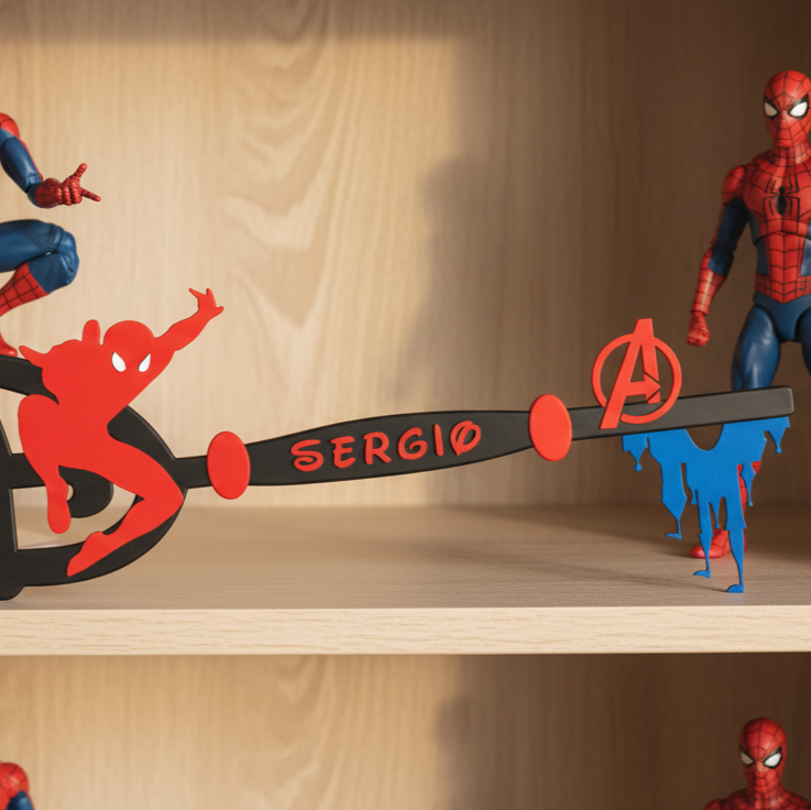 Llave Disney Spiderman personalizada – Sorpresa para viaje a Disneyland