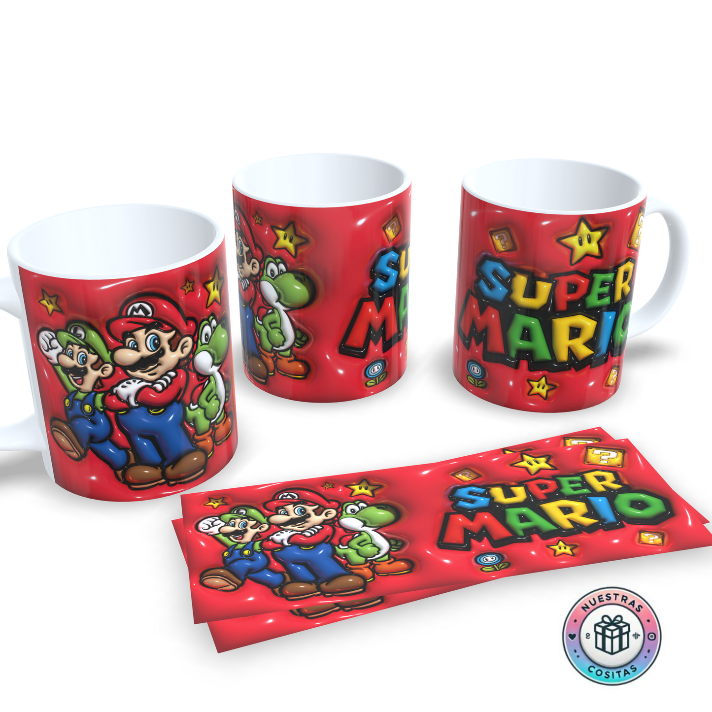 Taza Super Mario 3D – Con Luigi, Yoshi y más