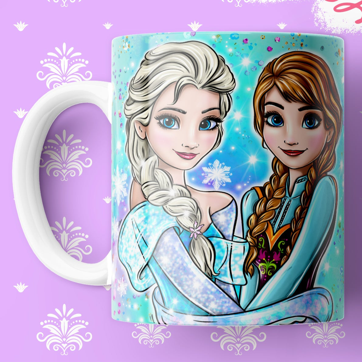 Taza Frozen Elsa y Anna – Princesas Disney