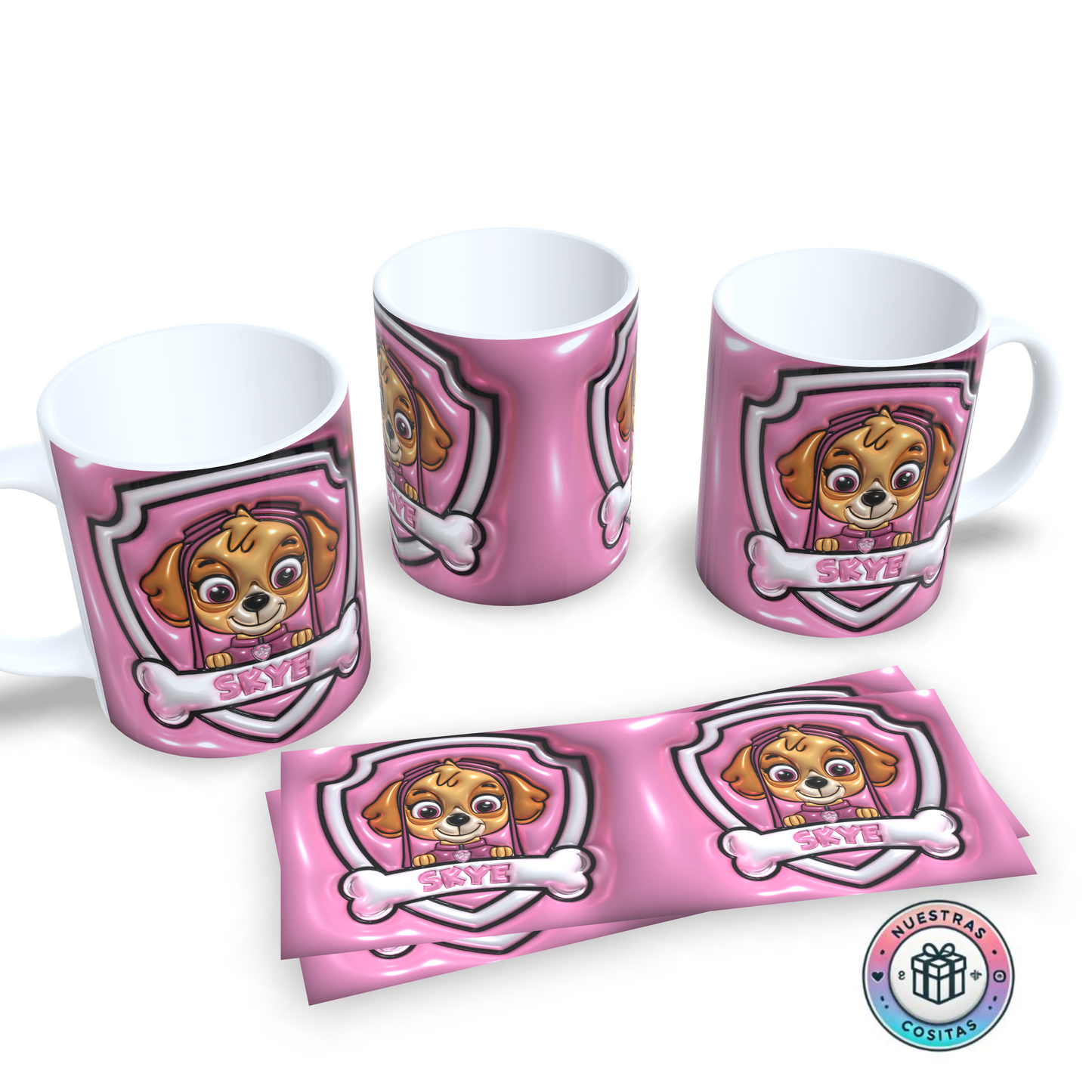 Taza 3D Skye Patrulla Canina