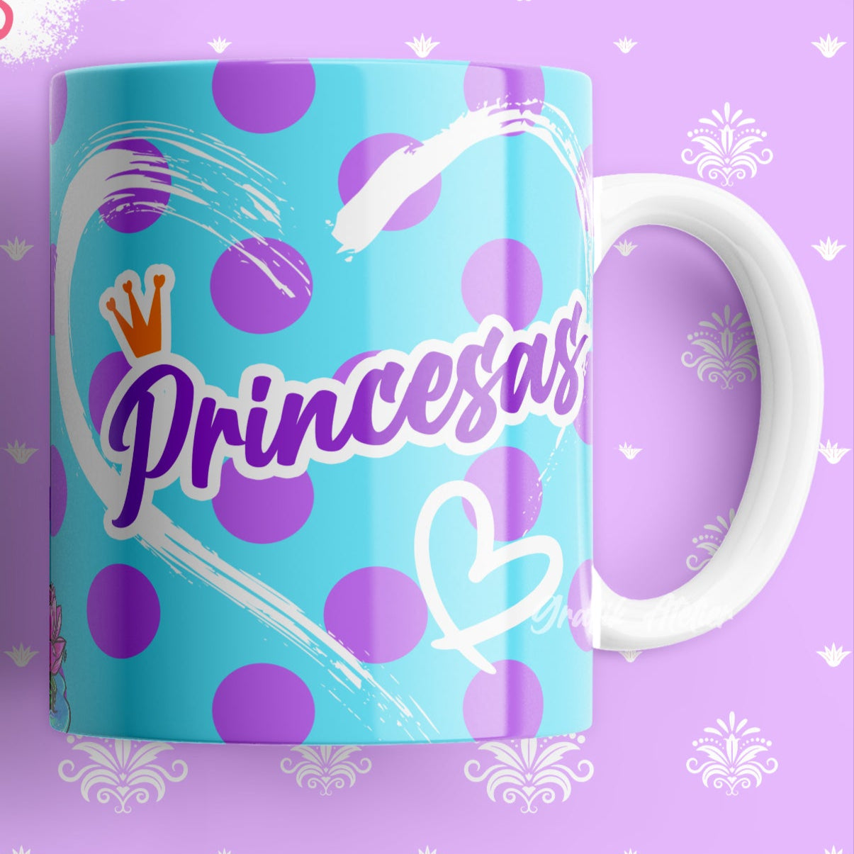 Taza Princesa Tiana – Inspirada en Tiana y el Sapo