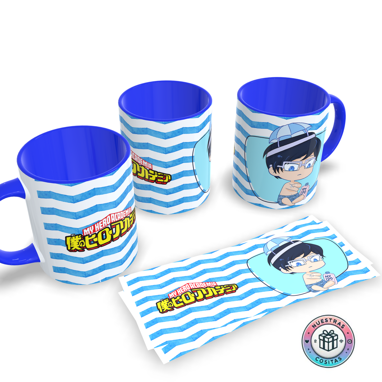 Taza My Hero Academia Tenya Iida Chibi – Diseño kawaii para fans del anime