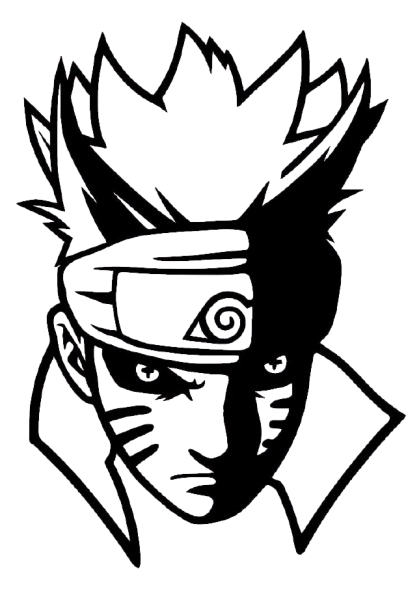 Wall art cuadro de Naruto hecho en madera