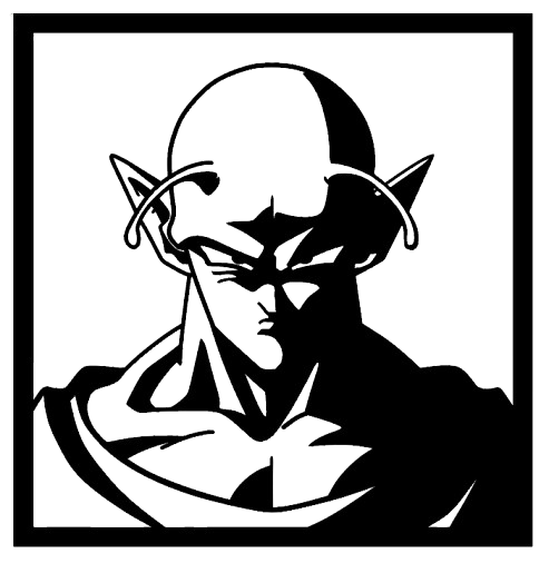 Wall art Piccolo (Dragon Ball). Cuadro hecho con madera.