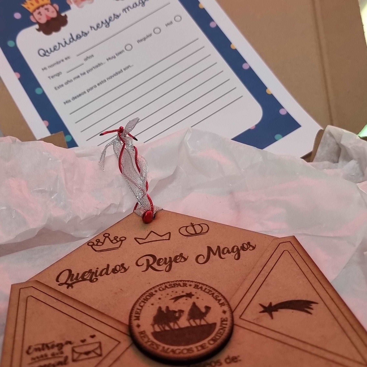 Reyes magos carta árbol