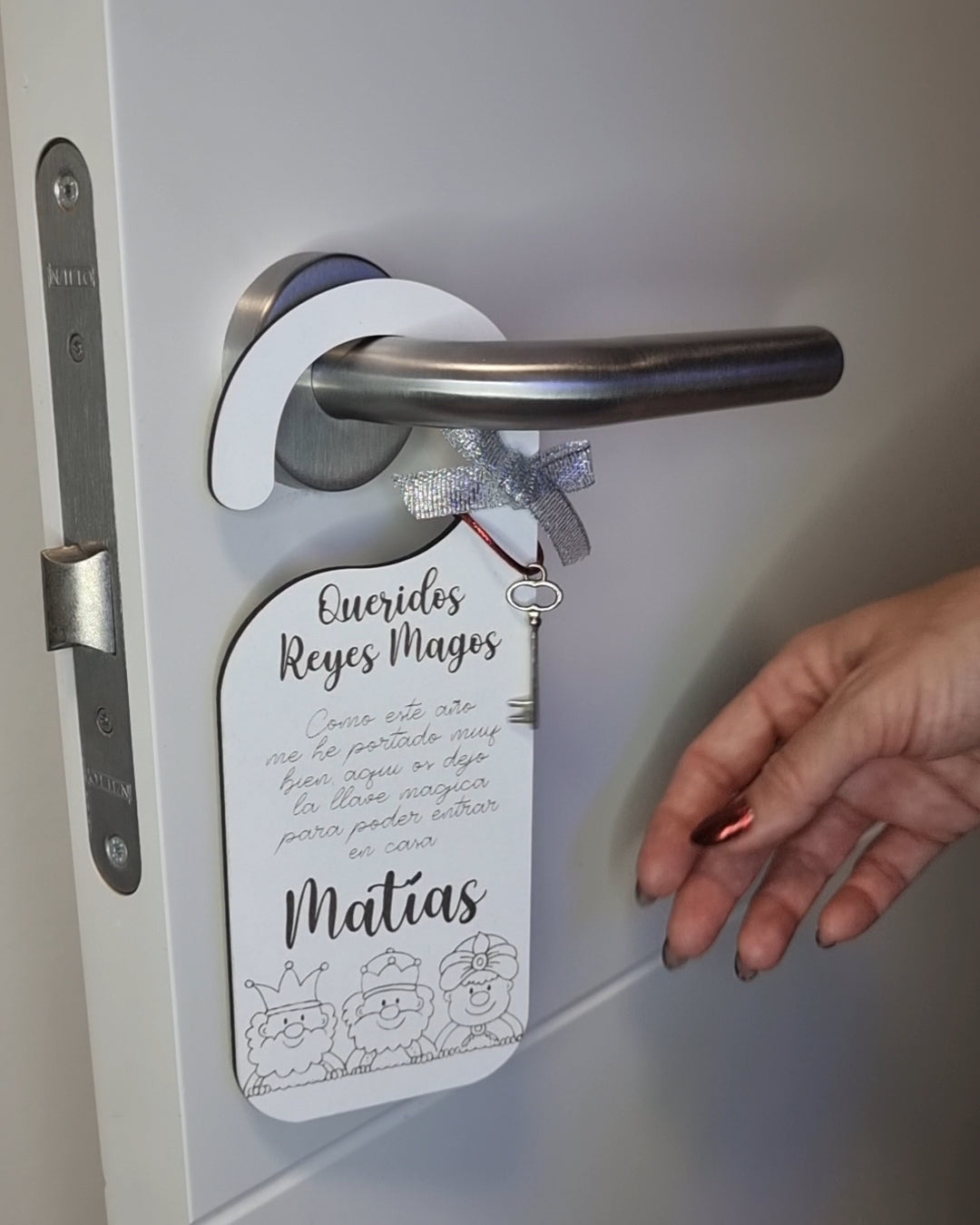 🎄 Llave Mágica de los Reyes Magos Personalizada 🎅