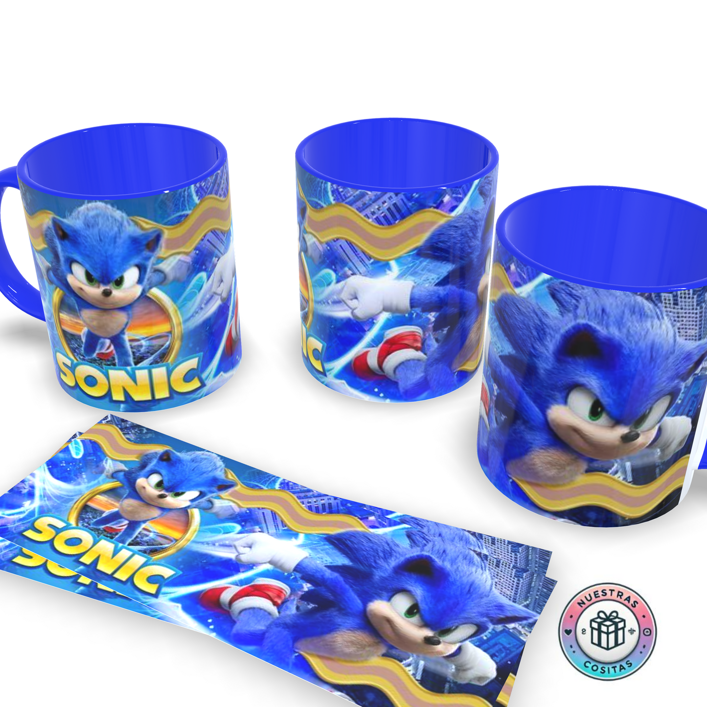 Taza infantil Sonic película