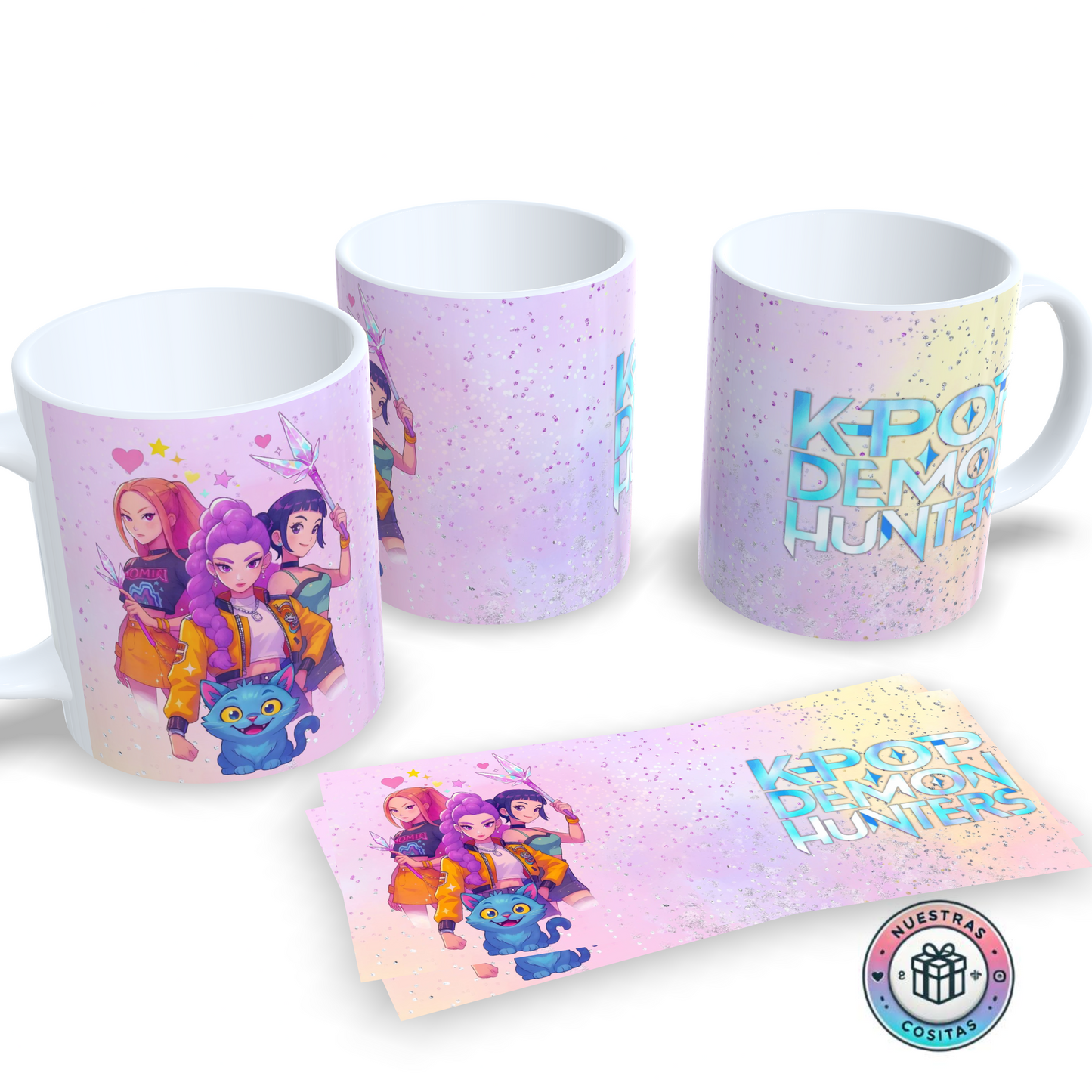Taza K-Pop Demon Hunters ✨ Personalizable diseño 18