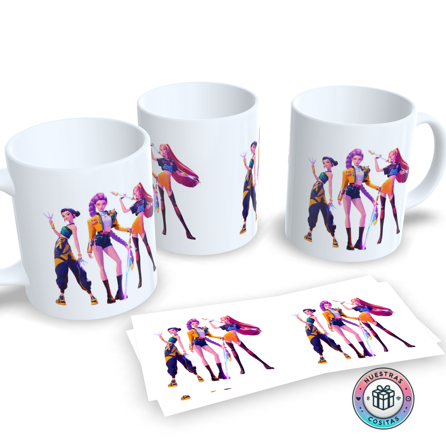 Taza K-Pop Demon Hunters ✨ Personalizable diseño 35