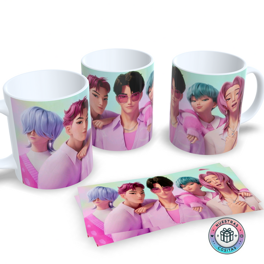 Taza K-Pop Demon Hunters ✨ Personalizable diseño 43