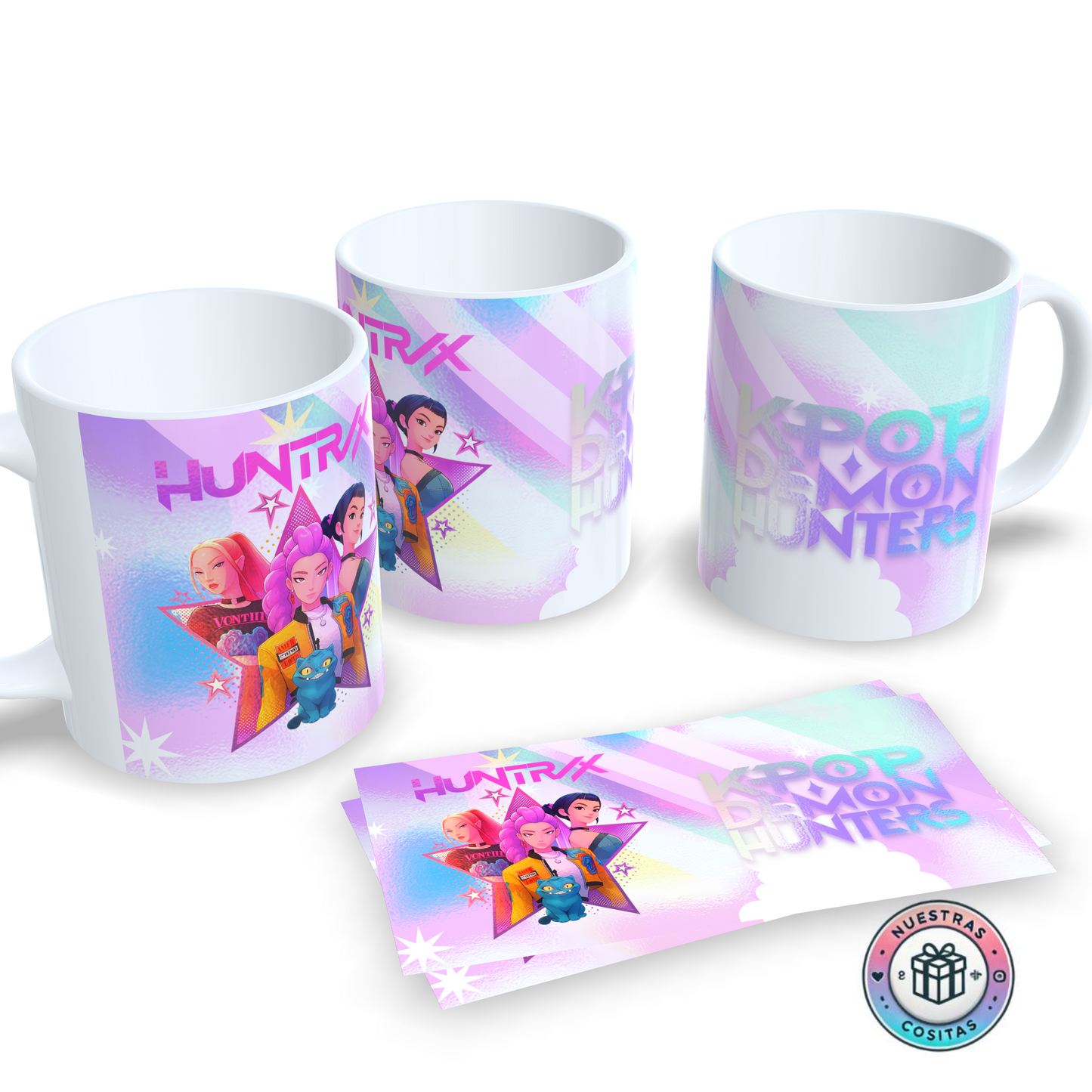 Taza K-Pop Demon Hunters ✨ Personalizable diseño 49