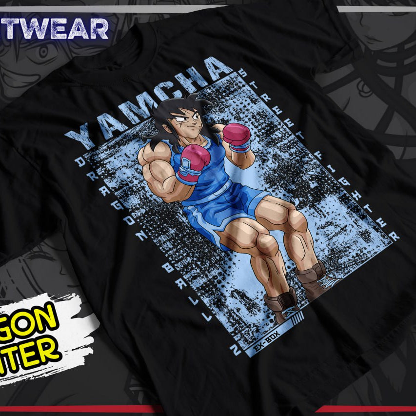 Yamcha-camiseta-Street-Fighter-Dragon-Ball